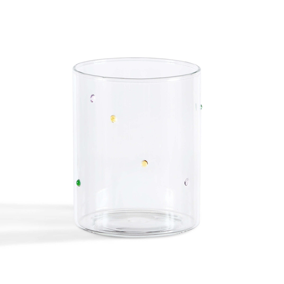 Nelly Polka Dot Glass Highballs - Set of 4 - Clear