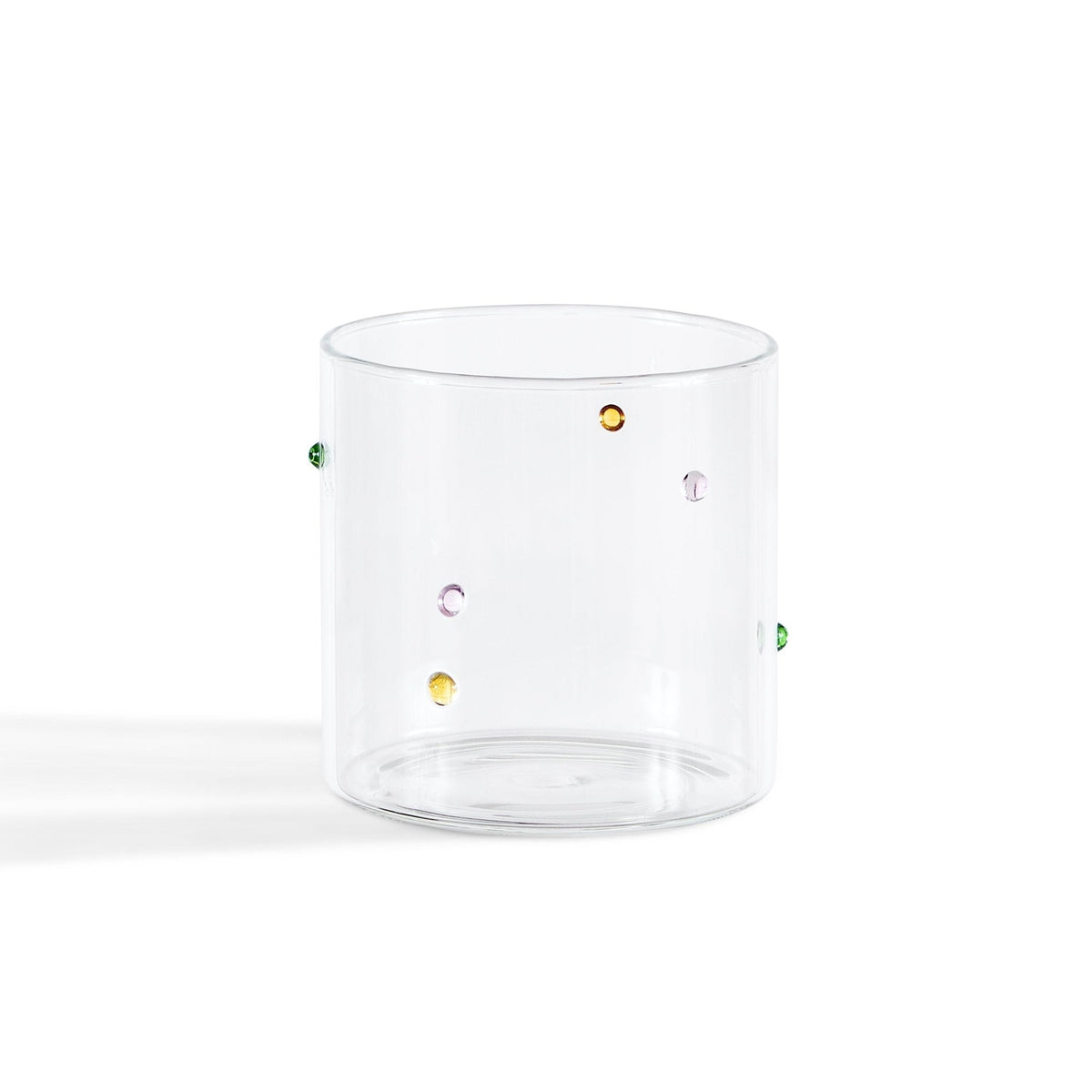 Nelly Polka Dot Glass Tumblers - Set of 4 - Clear