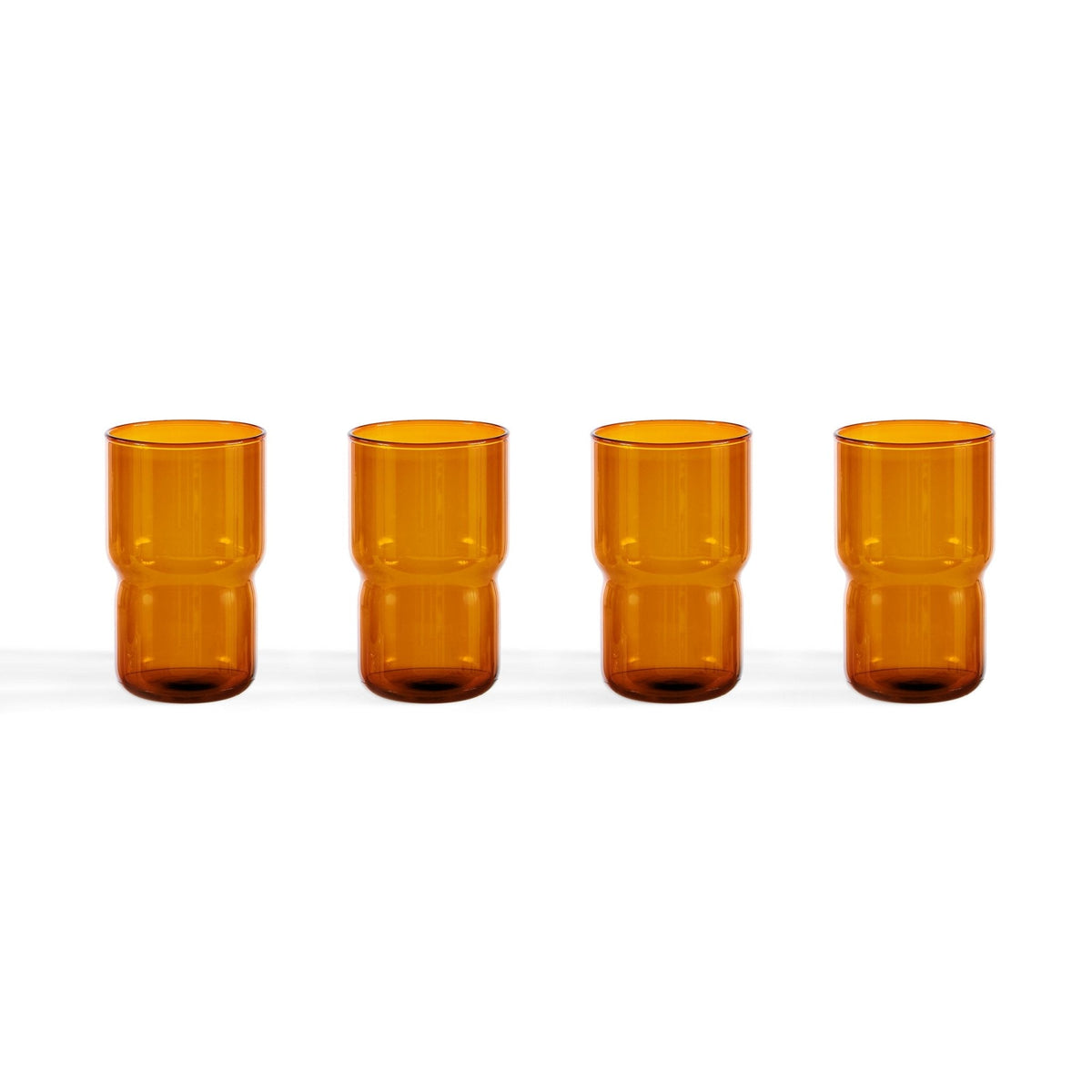 Sonne Colour Glass Highballs - Set of 4 - Amber